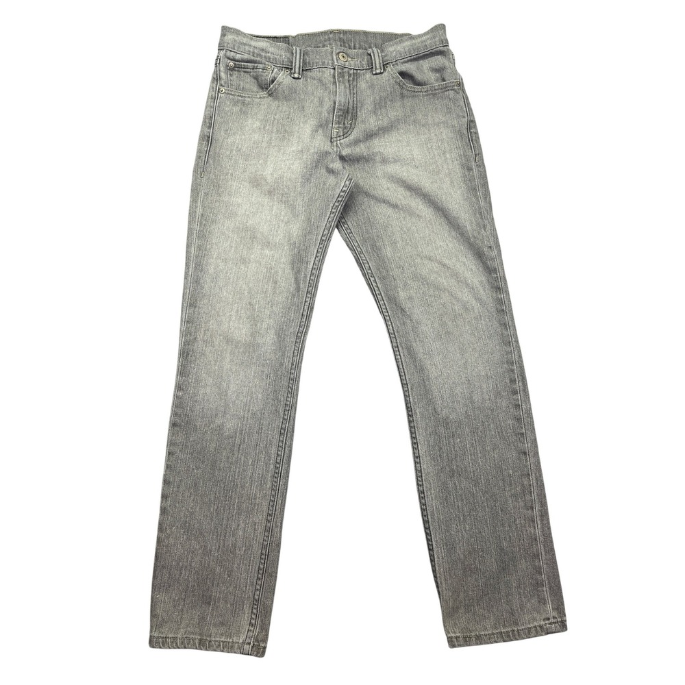 Levi's 511 Slim Fit Jeans Gray Wash Denim Pants Modern Style W30 Fits 30" Grunge